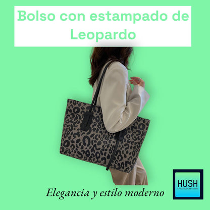 Bolso con Estampado de Leopardo✨🐆