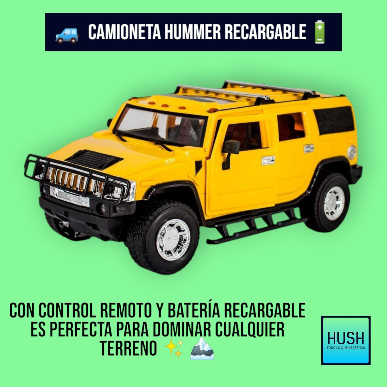 Camioneta Hummer Recargable🚙🔋💥