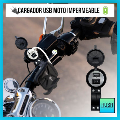 Cargador USB para Moto Impermeable🏍️⚡