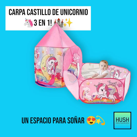 Carpa Castillo 3 en 1 🏰✨🎪