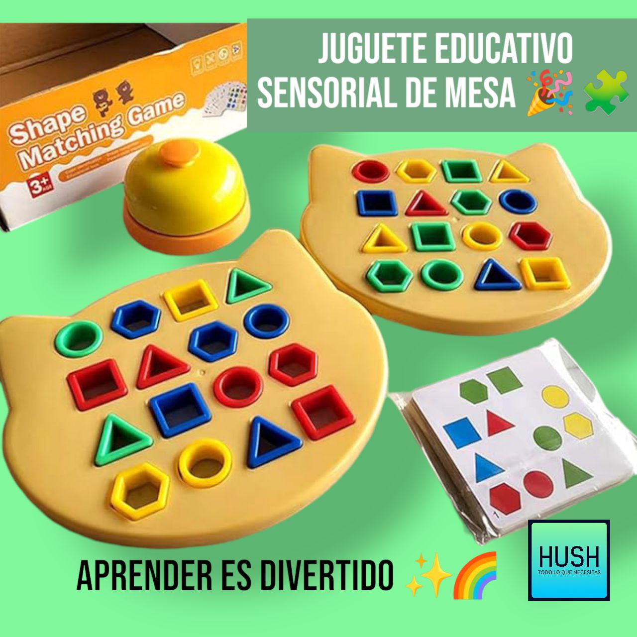 Juguete Educativo Sensorial para niños 🎉🧩