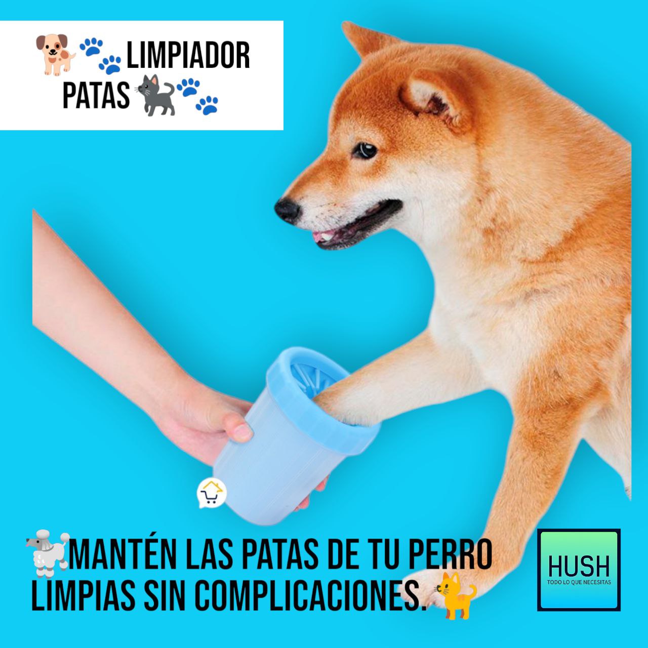 Limpiador de Patas para Perros y gatos 🐾✨