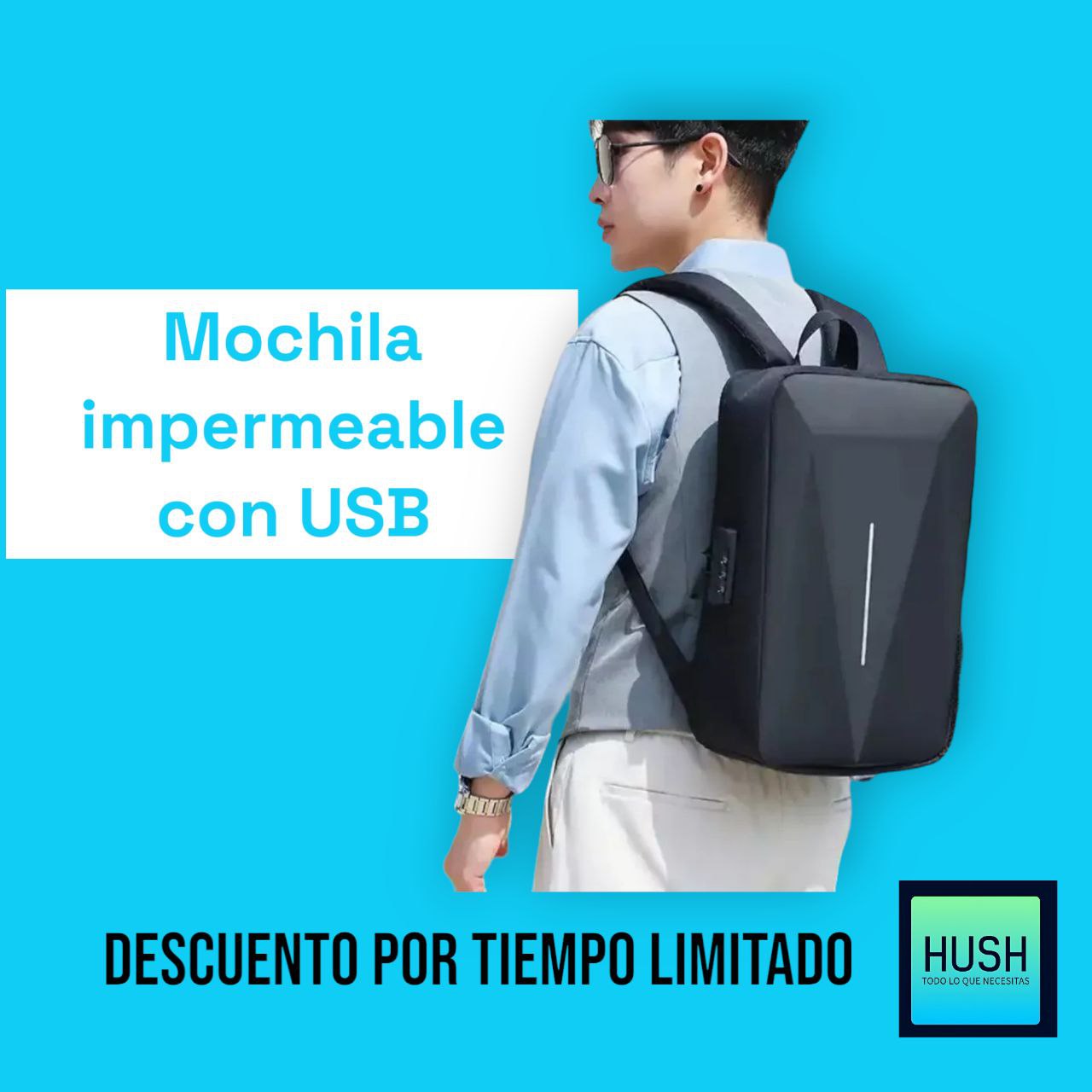 Mochila Rigida Impermeable para Moto✨🏍️