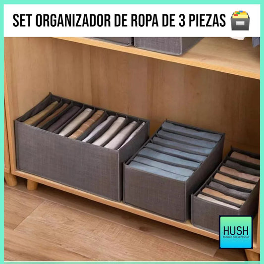 Set Organizador de Ropa de 3 Piezas 👕