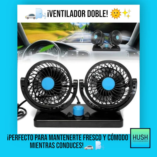 Ventilador Doble🚗🌬️