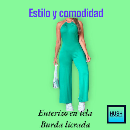 Enterizo en Tela Burda Licrada👗✨