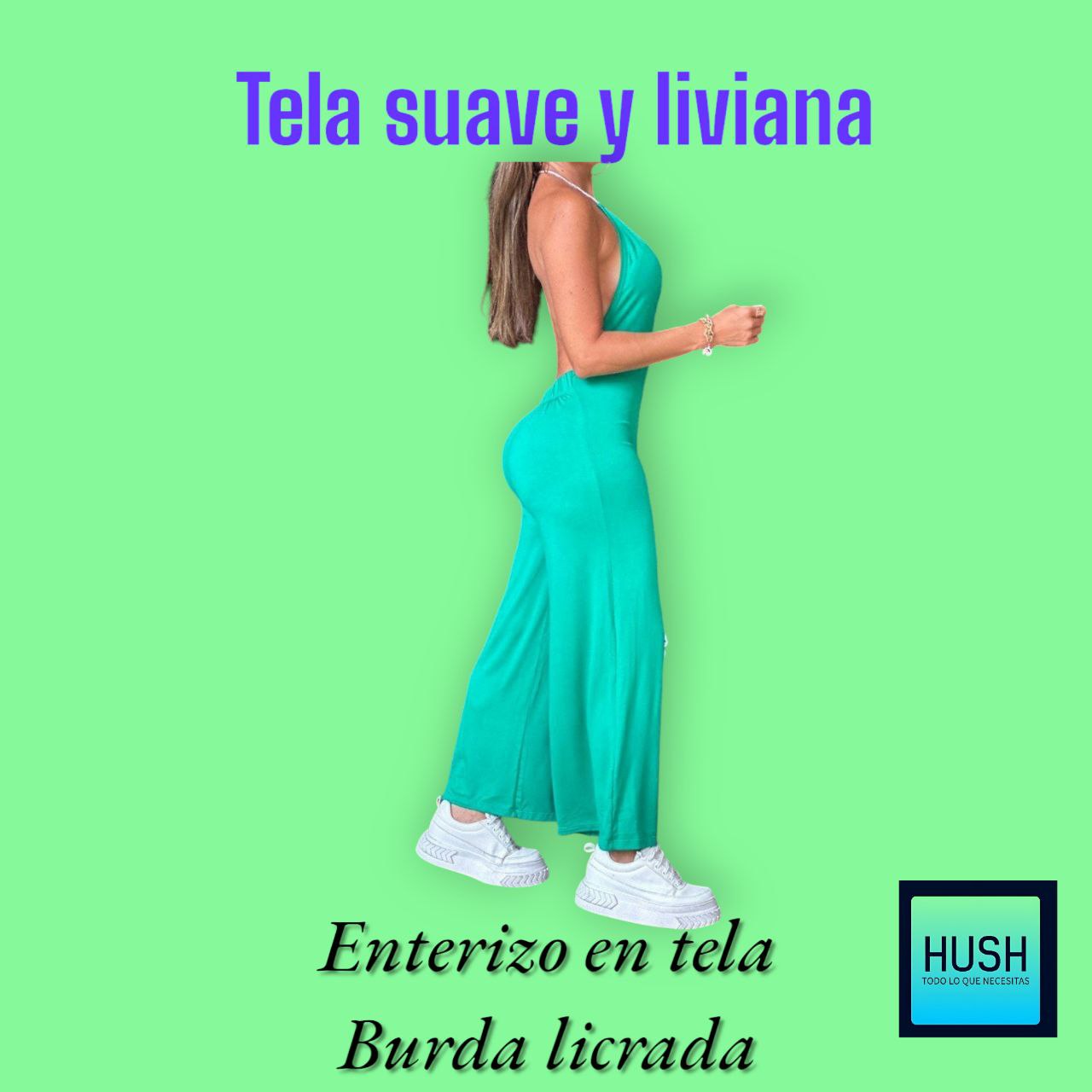 Enterizo en Tela Burda Licrada👗✨