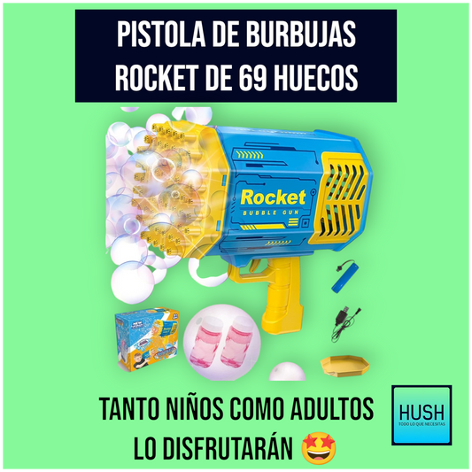 Maquina de burbujas Rocket 🚀 de 69 huecos