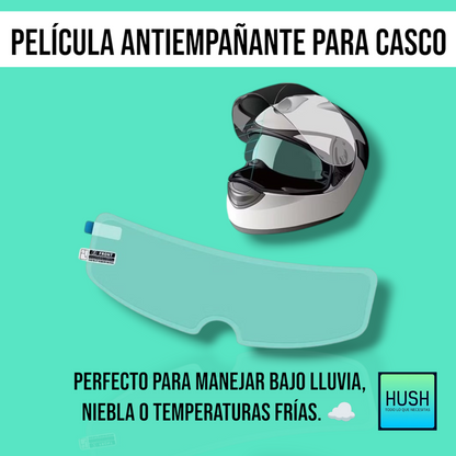 Película Antiempañante para Casco de Moto 🏍️