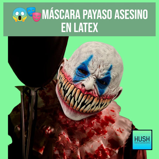 Máscara Payaso Asesino 🎭😱