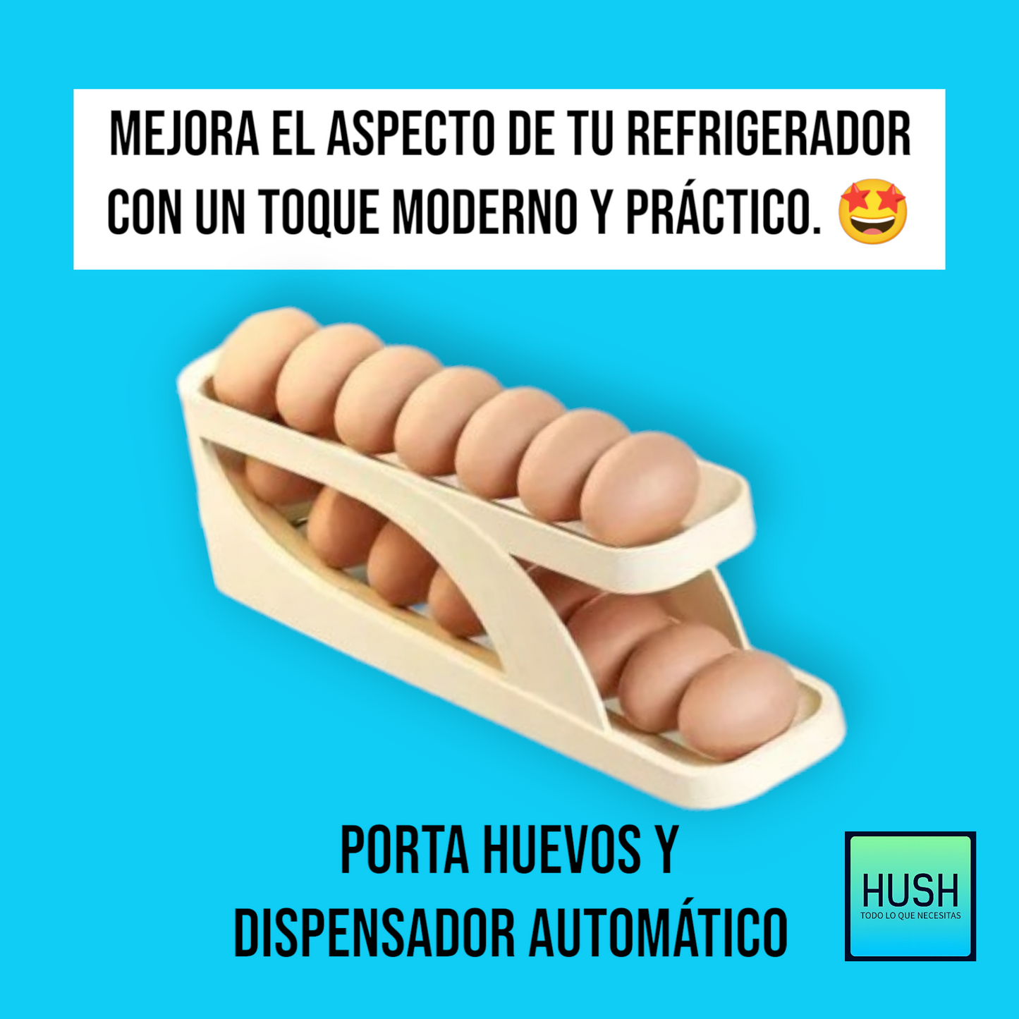 Porta Huevos y Dispensador Automático con Diseño Compacto 🥚🐣